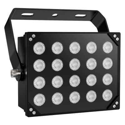 [Upgraded] Univivi IR Illuminators 20 LEDs 850nm Long Range Illuminator 90 Degree Wide Angle Infrared Flood Light IP67 Waterproof for Security Camera IR Light Indoor&Outdoor