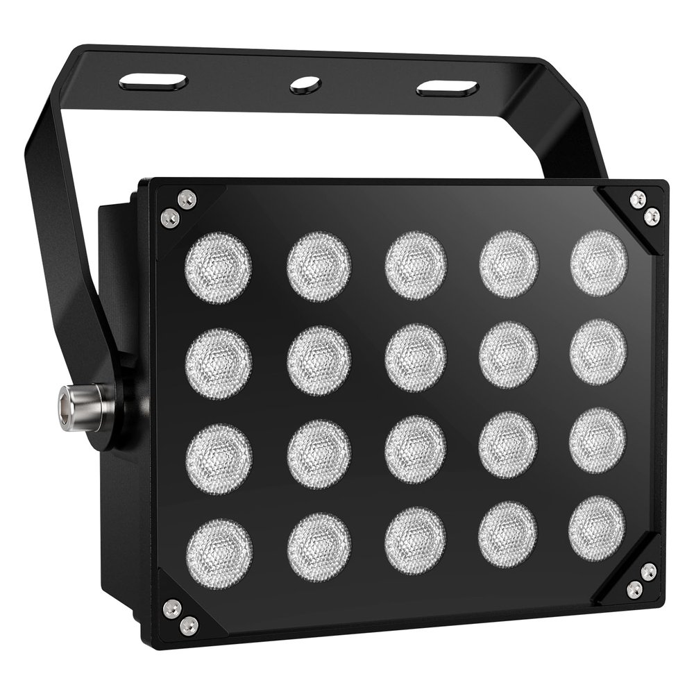 [Upgraded] Univivi IR Illuminators 20 LEDs 850nm Long Range Illuminator 90 Degree Wide Angle Infrared Flood Light IP67 Waterproof for Security Camera IR Light Indoor&Outdoor