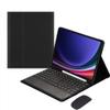 Aidashine Keyboard Case for Samsung Galaxy Tab S10+/S9+/S9 FE+/S8+/S7+/S7 FE - 12.4"- Multi-Touch Trackpad, Detachable Wireless Keyboard Folio Tablet Case,Black view 1