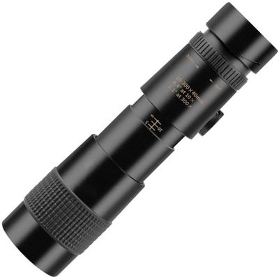All Metal Monocular, 10-300X Zoom HD External Universal Telephoto Lens, Outdoor Mobile Phone Dual-Adjustment Zoom Telesc