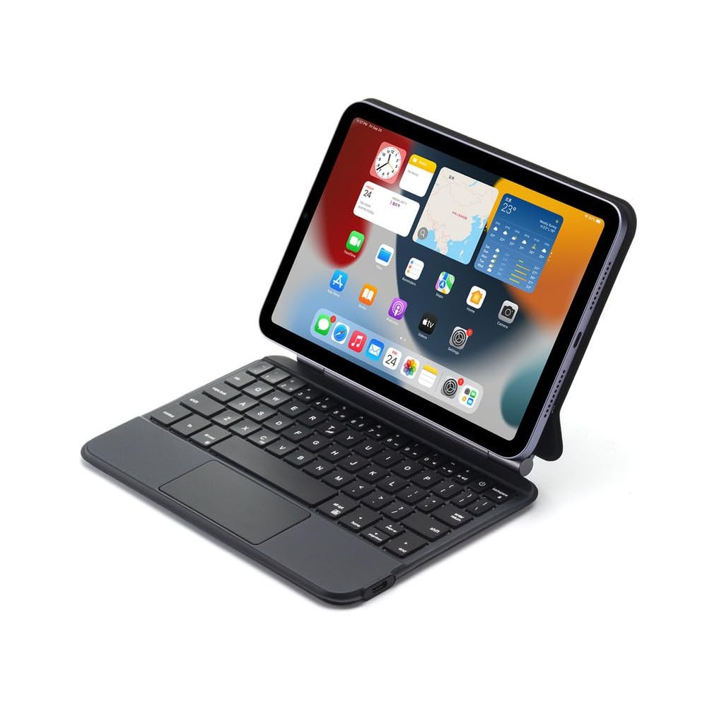 Aidashine Keyboard Case for iPad mini 7 A17 Pro/Mini 6th Generation Magnetic Keyboard Case Floating Cantilever Stand Multi-Touch Trackpad Backlit Keys