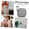 DIYEAH Travel Organizer Earbuds Case Compact and Durable Cable Organizer Bag for Earphones and Chargers Material Splashproof Shockproof Travel Women view 3