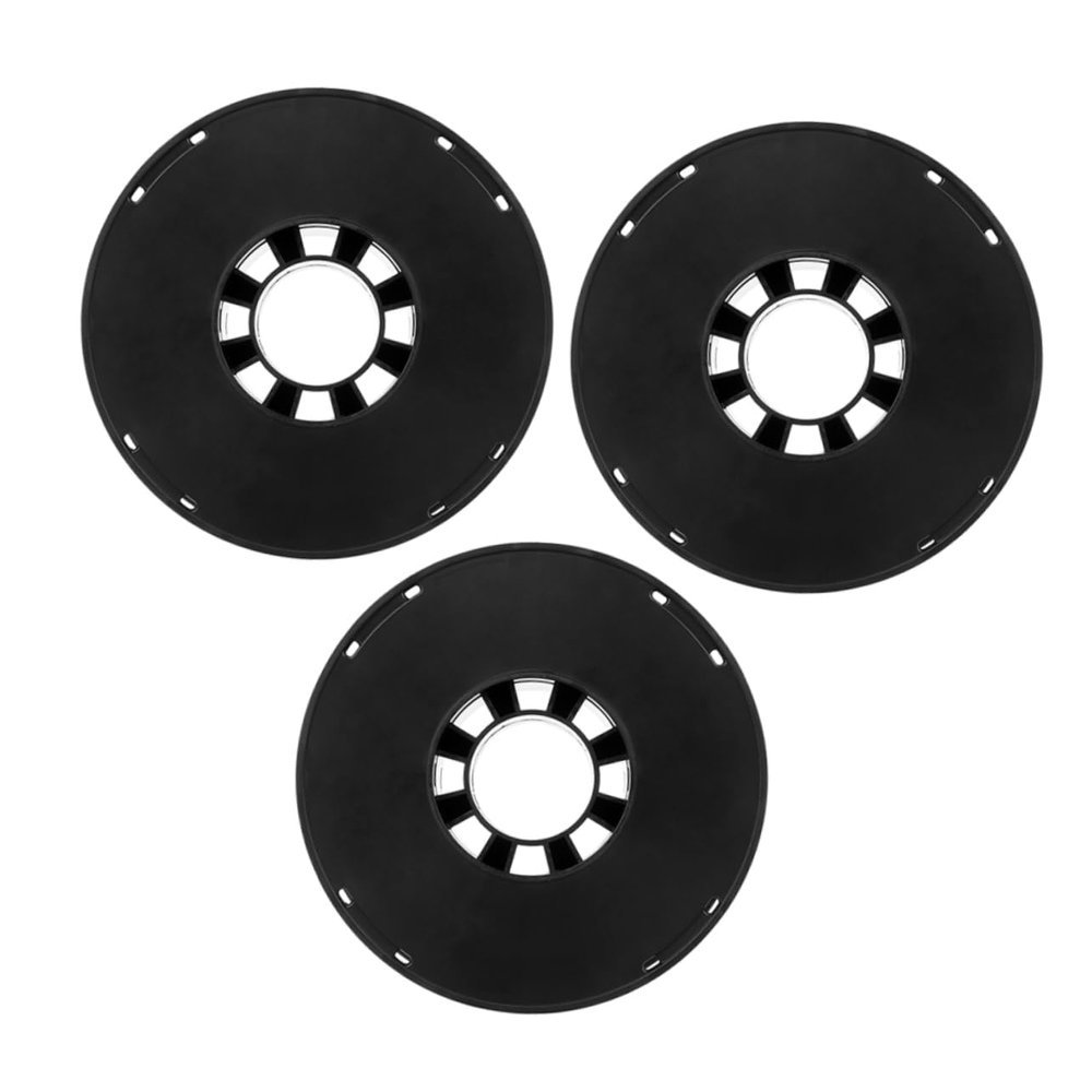 HOLIDYOYO 3pcs Plastic Extension Cord Reel Organizer Cord Wheel for Extension Cable Storage Detachable Design
