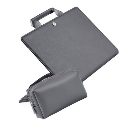 SHOWERORO 1Set Laptop Storage Bag with Power Cord Pouch Protective Sleeve for Pro Lightweight and Design for Office Business and School Use