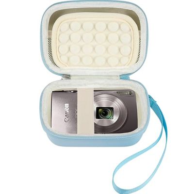 Leayjeen Digital Camera Case Compatible with Canon IXUS 285 HS, Canon Elph 180/IXY 650, Small Travel Compact Camera/Sony DSCW800 Digital Camera,Compact Digital Camera-Blue(Case Only)