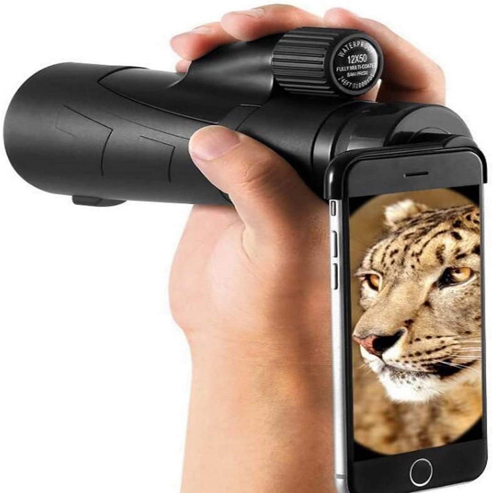 Monocular Telescope, 15X50 High-Performance Clear Weak LightTelescope for Bird WatchingStargazing Hunting Concerts Sport