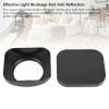 Zopsc Square Lens Hood for Camera - Aluminum Alloy Lens Shade Protector with Cap, Anti Glare & Scratch Protection (49mm) view 2