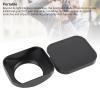 Zopsc Square Lens Hood for Camera - Aluminum Alloy Lens Shade Protector with Cap, Anti Glare & Scratch Protection (49mm) view 4