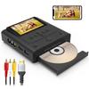 VHS to DVD Recorder, VCR to DVD Recorder-Convert Photos and Videos Between VHS,VCR,Memory CardDVD and USB. Phone can use a Free app to Burn Videos and Photos, Also has TV Recording FunctionBlack view 1