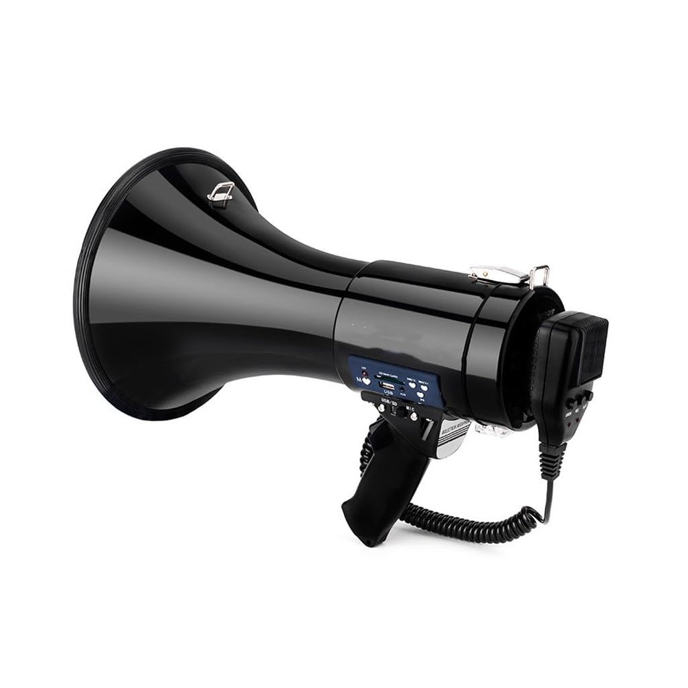 A1DFDFGOQSFG Outdoor Handheld Loudspeaker Horn Stall High Power Can Record The Amplification of Treble (As Show Fits All)