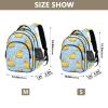 FUQIUMI School Backpack Seamless Cute Ducks Laptop Backpacks Kid's Schoolbag Casual Daypack for Teens Girls Boys Toddler,16.9 " view 4