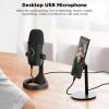 A1DFDFGOQSFG Microphone for Gaming Streaming Condenser Mic for PC Computer Laptop Smartphone Recording (D As Shown) view 2