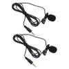 LIFKOME 2Pcs Lavalier Microphone for Phone Laptop Compact Clip Recording Mic Noise Reduction for Live Streaming Interviews for Creators Vloggers view 1