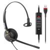 Arama 2-Pack USB Headset with Microphones for PC, Computer, Laptop - Clear Sound Quality with Mute Button & Volume Control - Ideal for Streaming, Office, Zoom Calls view 1
