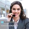 Arama 2-Pack USB Headset with Microphones for PC, Computer, Laptop - Clear Sound Quality with Mute Button & Volume Control - Ideal for Streaming, Office, Zoom Calls view 3