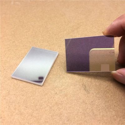 Optical Prism Beam Splitting Glass Plate Splitter 50x50mm - 50/50 Split Ratio for Visible Light Applications