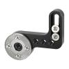 AsrMyjcx L Shaped Rosette Mount M6 Thread Hole Connector Portable Compact Photo Studio Aluminum Alloy Rosette Extension Mount view 1
