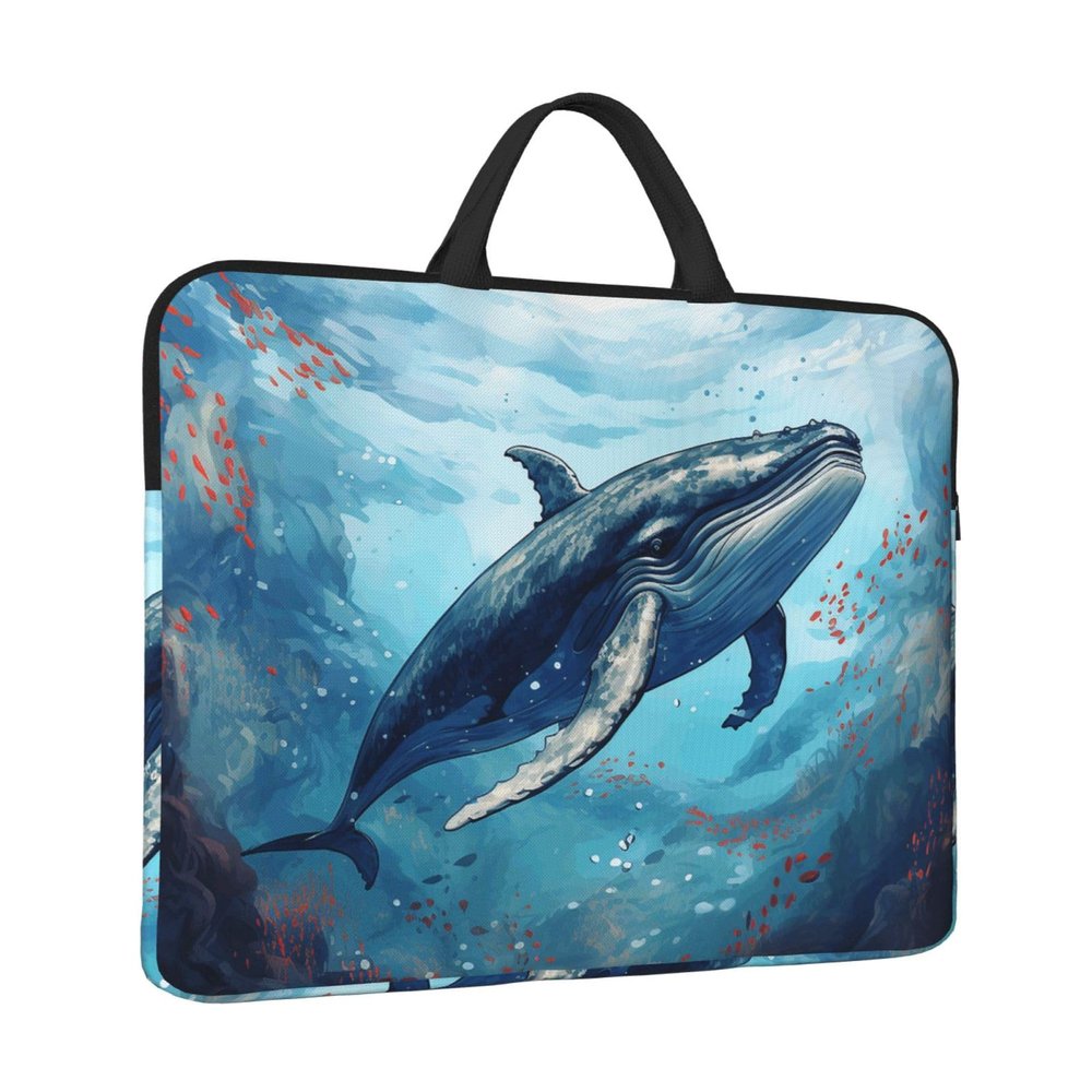 14" Laptop Case Sleeve Ocean Whale Laptop Bag Computer Carrying Case Notebook Protective Sleeve Cover