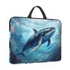 14" Laptop Case Sleeve Ocean Whale Laptop Bag Computer Carrying Case Notebook Protective Sleeve Cover view 1
