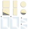 10Pcs Heavy Duty Dash Cam Sticky Pads and Windshield Electrostatic Film,Heat Resistant Double Sided Sticky Tape for GPS Holder,Dashboard Phone Mount Stronger Bond,Customizable,No Residue,Easy Install view 1