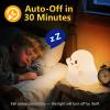 nextanG RGB Ghost Night Light Color-Changing Tap Control Fun Toy for Kids, Soft Squishy Silicone Lamp with Sounds, Dimmable Rechargeable Bedside & Table Lamp, Funny Gift for Boys & Girls view 4
