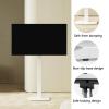 tv Wall Mount,Wall Mount tv Bracket, Universal TV Floor Stand, Floor TV Stabd for 32-75 Inch TVs, Height Adjustable Wire Management TV Mount, Space Saving, Perfect for Corner & Bed view 4