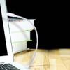 DIYEAH 4Pieces Flexible USB LED Light for Laptop and Desktop Eye Caring Gooseneck Lamp for Keyboard Portable Dimmable LED Reading Light for Power Bank Use view 3