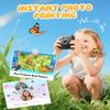 CAMCLID Kids Camera Instant Print, 1080P HD Kids Instant Camera with 32G Card & 3 Rolls Print Paper, Portable Toddler Toy, Christmas Birthday Gifts for Boys Girls Age 3-12 (Black) view 3