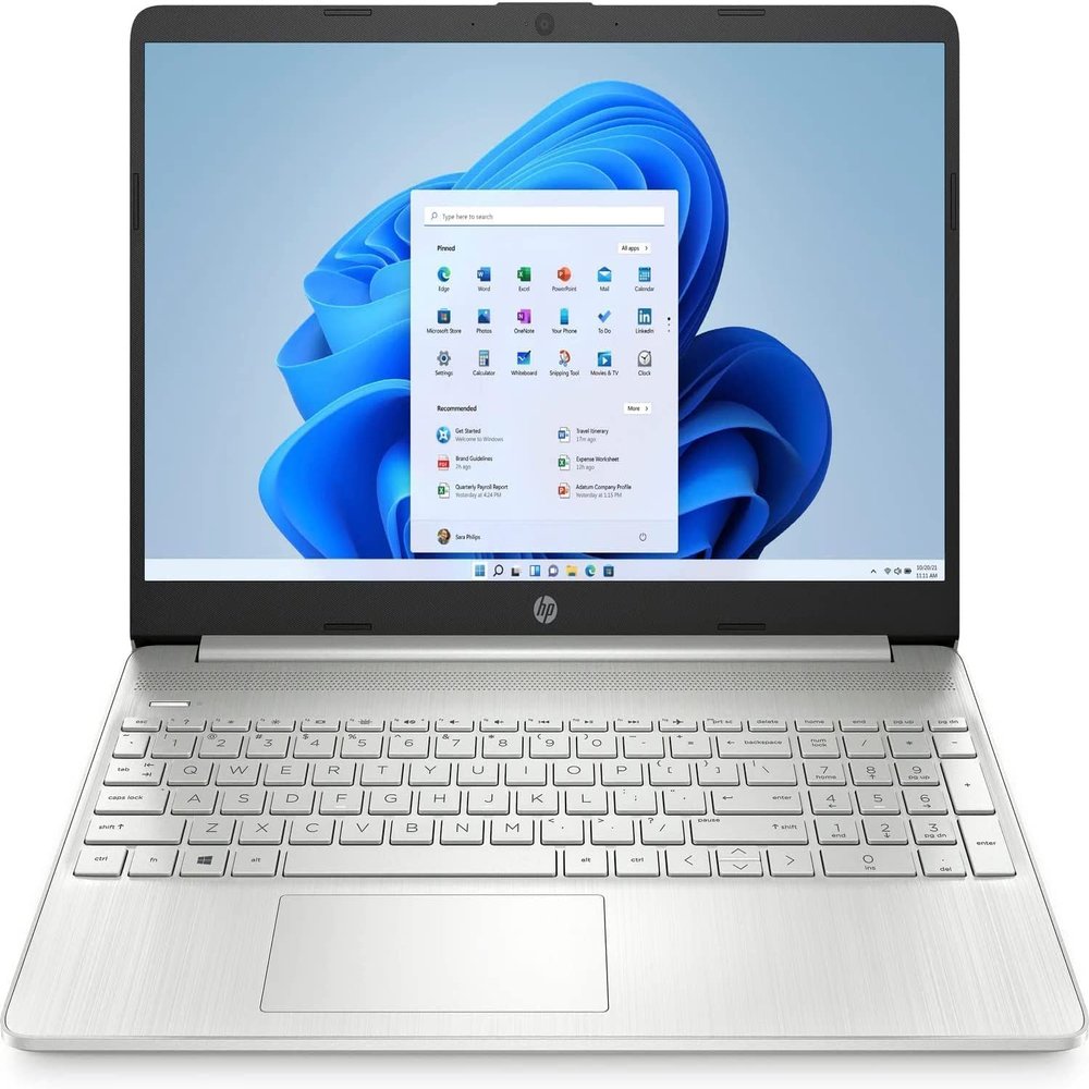 HP 15-DY100 Laptop 2021 15.6 1366 x 768 Display Touchscrenn, Intel Core i3-1005G1, 2-core, Intel UHD Graphics, 64GB DDR4, 4TB SSD, Wi-Fi 5, Bluetooth 4.2 Combo, 720p HD Camera, Windows 10 Home