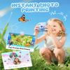 CAMCLID Kids Camera Instant Print, 1080P HD Kids Instant Camera with 32G Card & 3 Rolls Print Paper, Portable Toddler Toy, Christmas Birthday Gifts for Boys Girls Age 3-12 (Blue) view 3
