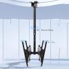 360 All-Round Rotation of Double-Sided Dual Sn TV Hanger - 50-75 Inch TVs Adjustable Height TV Bracket,Adjustable Tilt TV Ceiling Mount,Fits Flat and Curved Ce,1.6,2.6m view 3