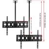 Adjustable Ceiling TV Mount Bracket - Adjustable Height Ceiling TV Mount, Full Motion TV Ceiling Mount, for 32 to 70inch TV Swivel and Tilting Bracket, Mount On Ceilings view 3