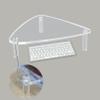 Corner Monitor Stand Monitor Laptop Stand Acrylic Material, Clear Triangle Shelf for Display/Printers/Desktop Decor, Home Office Universal Screen Riser view 1