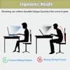 2 Tier Corner Monitor Stand with Storage, Black Ergonomic Monitor Elevator Computer Riser Racks, Triangular Screen Riser Stands view 4