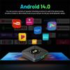 Android TV Box, Android Box 14.0 2GB RAM 32GB ROM Rk3518 Quad Core ARM Cortex -A53 4K Support 2.4G/5.0GHz Dual WiFi6 BT 5.0 USB 3.0 Smart TV Box view 3