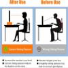 3 Screens Corner Computer Monitor Riser, Adjustable Office Desk Organizer Storage Rack 270 Rotation, Metal Laptop Corner Lift Stand view 3