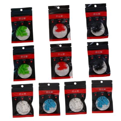 LALAFINA 160Pcs Dust Plugs Port Stoppers for Protects Charging Ports from Moisture Dust for Tech Lovers
