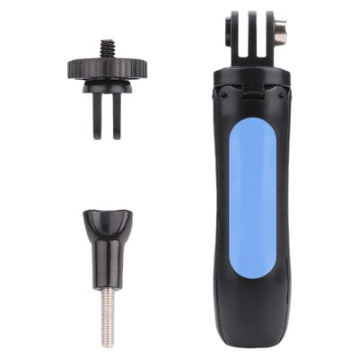 WEISUYUUS Compact Lightweight Small Tripod for Action Cameras Stable 360 Degree Rotation Mounting Aluminum Alloy Selfie Stick