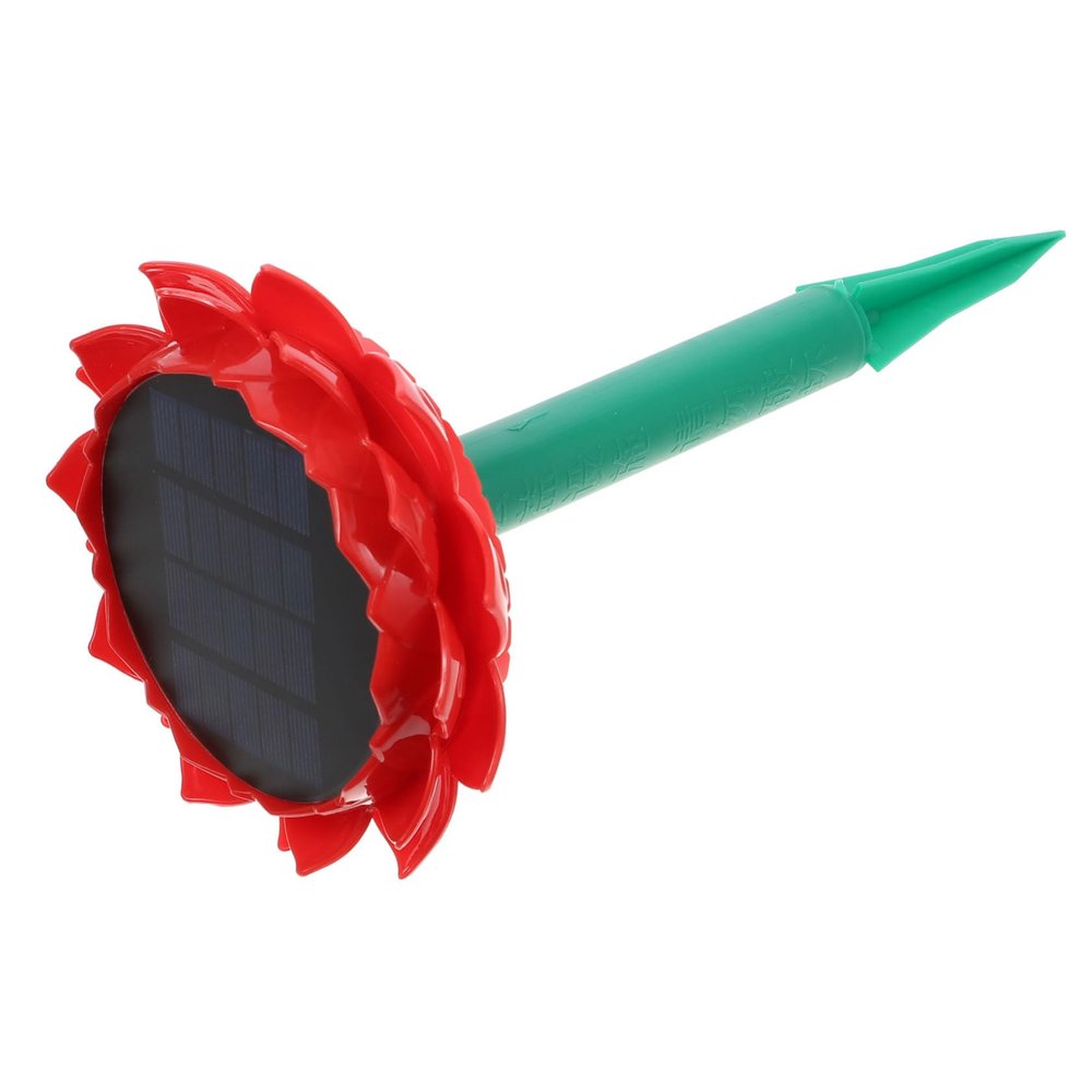 NUOBESTY 1Pc Solar Powered Lotus Speaker for Outdoor Gardens Portable Buddha Music Player Lightweight Design Plays Buddha Songs Easy Operation for Courtyards