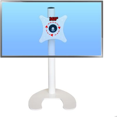 Table Top TV Stand,Full Motion TV Stand Mount with U-Shaped Metal Base Design,15tilt Angle Adjustment,Tabletop TV Base Fits LCD Flat Sn and Curved TVs TV Mount TV Stand,A
