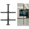 Fits 32-75inch TV Ceiling Mount Adjustable Bracket - LCD TV 360 Degree Rotating e, Partition Wall Rotating Rack Rotating TV Cabinet Rotating Base, Up to 110 Lbs view 1