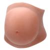 YUYTE Silicone Fake Pregnant Belly Bump, Artificial Baby Bump Adjustable Lightweight Soft for Parties Performances, Training (antique Brass) view 1