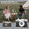 Keychain Retro CameraMini Micro Digital Tiny Digital Photo Camera1080P FHD Tiny Portable Small Cameras Pocket Video Recorderfor Travel Study Recording (Brown-64G) view 2