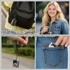 Keychain Retro CameraMini Micro Digital Tiny Digital Photo Camera1080P FHD Tiny Portable Small Cameras Pocket Video Recorderfor Travel Study Recording (Brown-64G) view 3