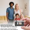 Keychain Retro CameraMini Micro Digital Tiny Digital Photo Camera1080P FHD Tiny Portable Small Cameras Pocket Video Recorderfor Travel Study Recording (Brown-64G) view 4