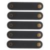 HEALSOPTHY 5Pcs Leather Cord Organizer Stylish Cable Wraps for Earphones Charging Cords Convenient Cowhide Cable Management Clips for Home Office Travel School view 1