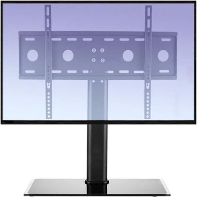 Universal LCD TV Base Bracket with Increased Lifting Capability Desktop Computer Display Hanger for 32 44 Inch TVs 30kg Weight Capacity TV Mount Stand for Home and Office