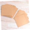 IMIKEYA 30Pcs Kraft Paper Cd Dvd Sleeves Storage Envelopes for Media Simple Convenient Design for Transfer view 4