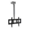 Electric Ceiling TV Lift - TV Wall Mount - Adjustable TV Mount Bracket - Motorized Riser Mount with Remote Control,Motorized Ceiling Mount,90 Flip Up,Fits 26-70 Inch LED Scre,One view 1