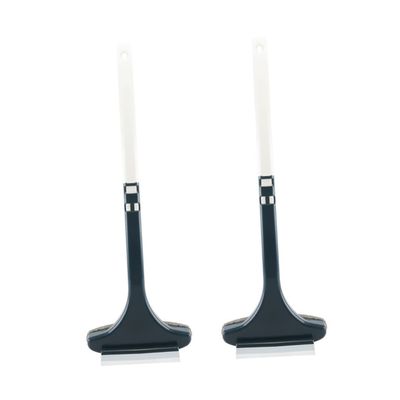 CTIRCHIU 2Pcs Window Cleaning Brush Double Sided Dust Collector for Window Screens Detachable Handle Lightweight Construction Easy Storage Cleaning Tool